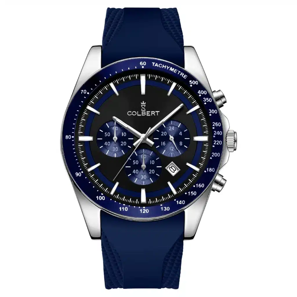 077 ساعت کلبرت اسپرت مردانه بدنه استیل مقاوم