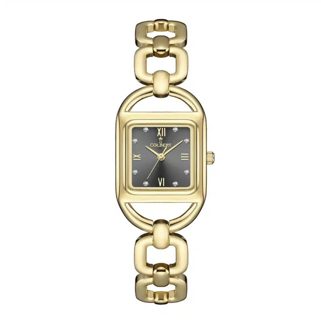 215 خرید ساعت زنانه کلبرت اصل مدل ظریف با بند طلایی