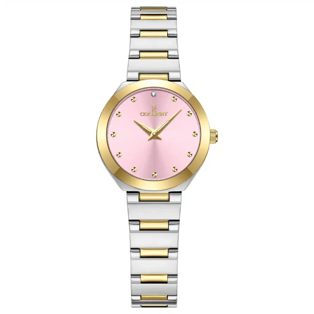 266 ساعت زنانه دورنگ کلبرت اصل ژاپن میوتا ضد حساسیت